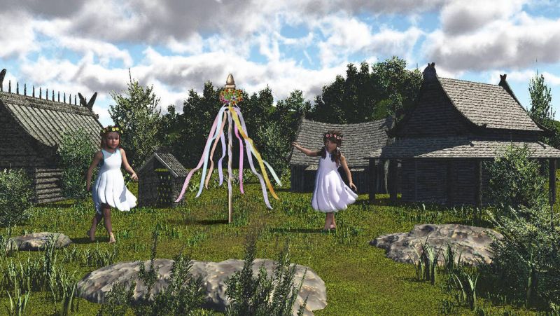 Maypole dance by pimanjc
