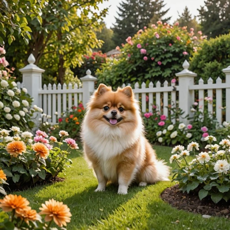 My AI Pomeranian. - SAOTW winner 06/15/24
My Pom's name is Teddy, this is the image from Sora . He looks so much like my Teddy.
Keywords: Pomeranian Garden