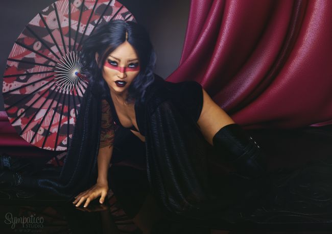 Kyomi 
This is a promo piece I did for Kyomi by TwiztedMetal for Kayo 8 
