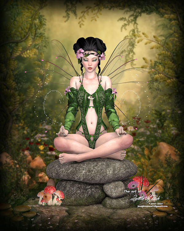 Ohm
Sometimes a faerie just needs some meditation
Keywords: Faerie