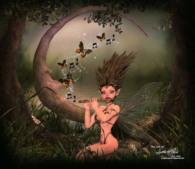Melody
So I decided to dust off The Girl 4, and came up with this image.
Keywords: the girl,faerie,flute, weeds,butterflies