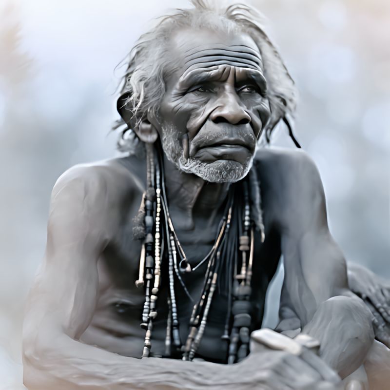 Outback Aboriginal man
generated in AI
