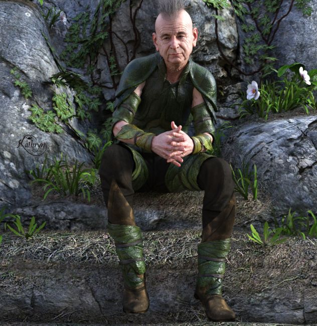 Forest King
Finally got my Daz Studio working so I used it for this awesome Gen8 Male figure.
