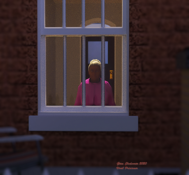 The Viral Prisioner 
Something to think about. With this pandemic, it's beginning to look like imprisonment for our seniors and those at risk even if it's in the home.

Keywords: CoronaVirus poser reality Luxrender PaintShop