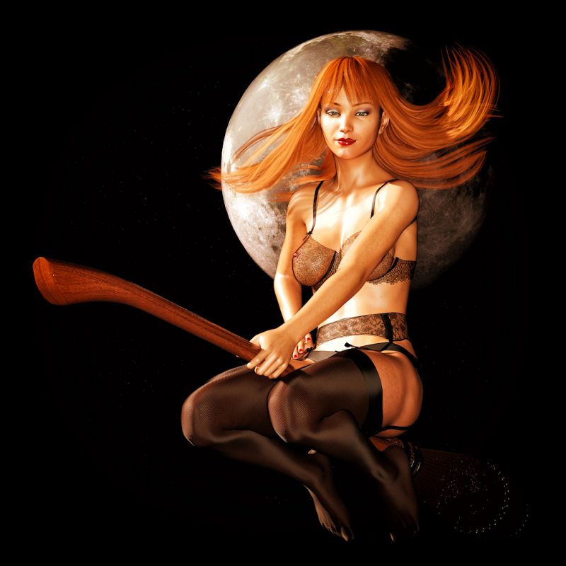 Halloween Pinup 02
Moon Ride

