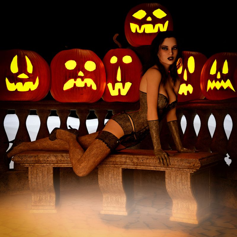 Halloween Pinup 06
Witching with the Jacks!
