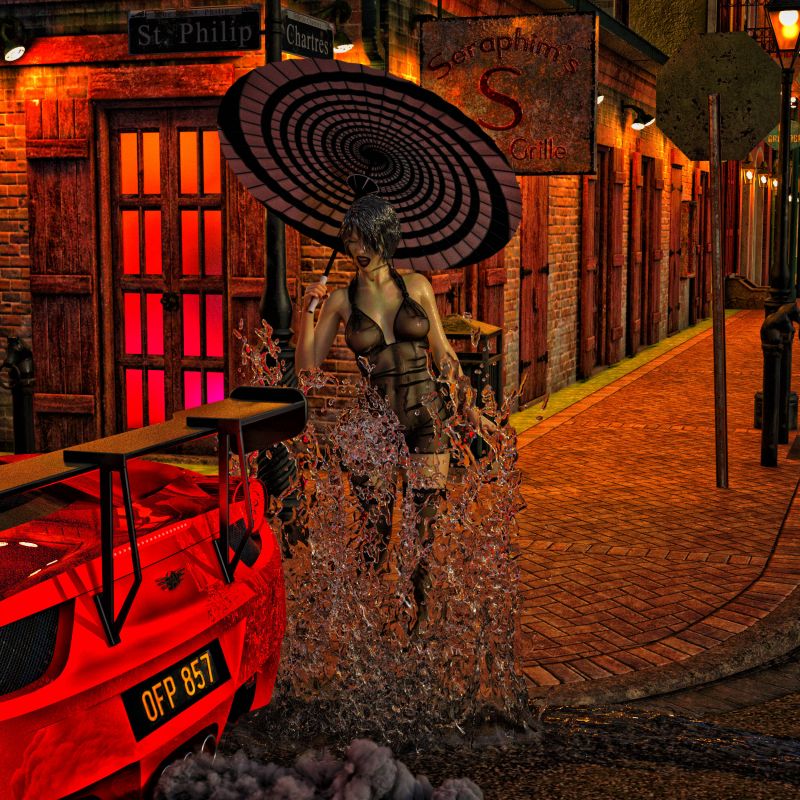 3rd Place~April Puddles
Ah another April Shower in the Big Easy! Oh Watch out for those Puddles!
