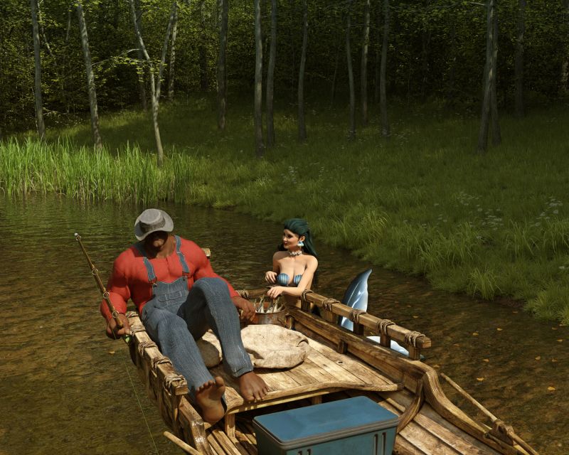 One That Got Away
O.o Something is going on with that old pond I tell You! I Had a Whole passel of Fish Next thing I know They are gone! o.O Sure You Did Next thing your going to say is that Pond is got Mermaids or Something! o.o Why Don't You Tell Us about the One That Got Away Too! :)
