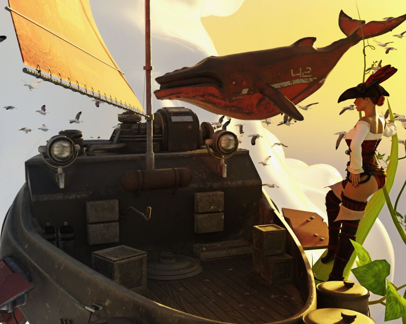 Sailing in the Clouds
Waiting for the currents to change! o.O
