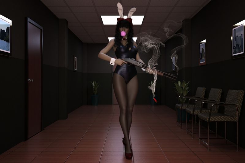 Shotgun Bunny
She did not get what she wanted for Valentines! Now she has a Shotgun! o.O

