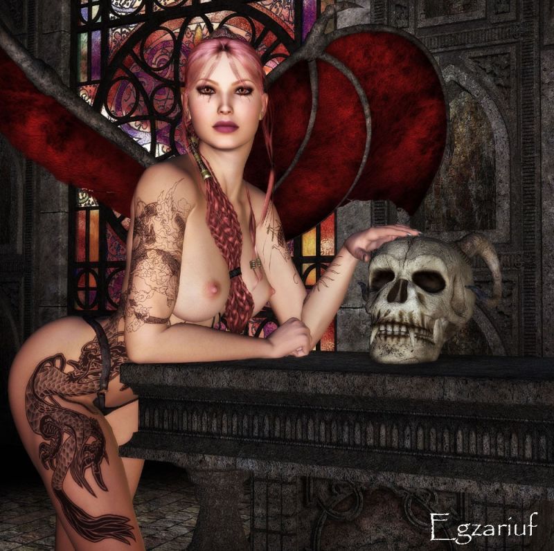 In the presence of a friend
