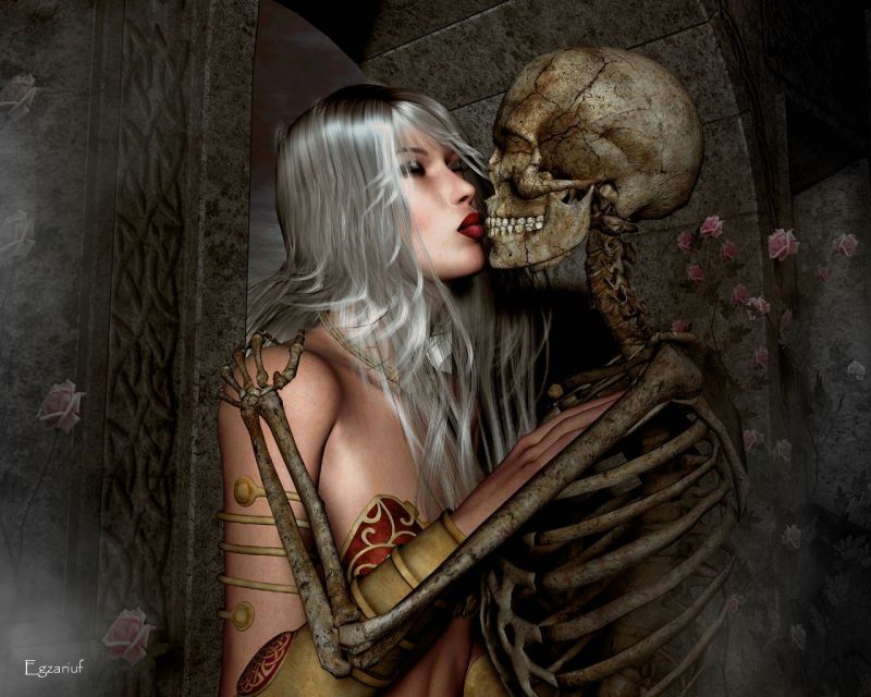 A kiss brought total eclipse
