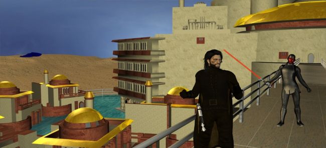 Desert Colony
In a remote colony at the edge of space, a duel is about to begin!
Keywords: star wars science fiction