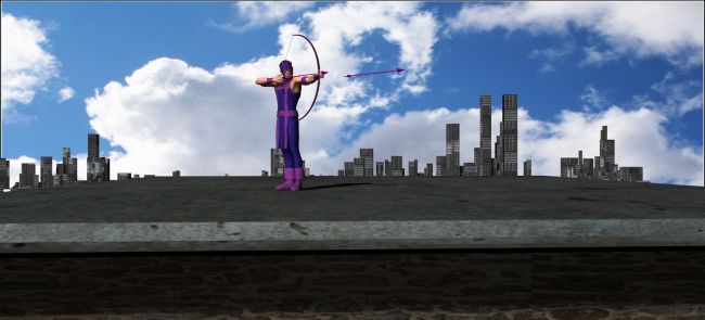 Hawkeye
One of my favs in marvel movies. Takes a lot of guts to fight robots on a city that is flying with a bow. I did not see a folder for superheroes so if its in the wrong folder please fill me in. 
Keywords: superhero avengers comix comics marvel tribute