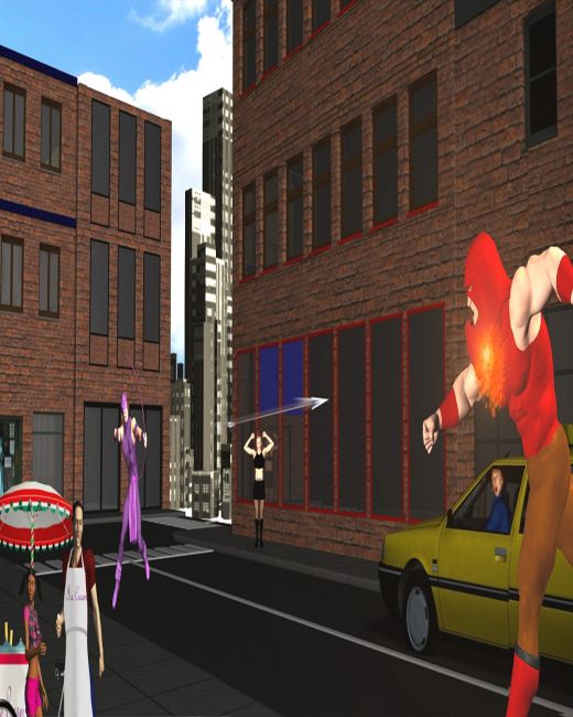 Hawkeye vs Juggernaut
The second in my marvel series. I like his comic book outfit hokey though it might be.
Keywords: marvel comix superhero hawkeye juggernaut