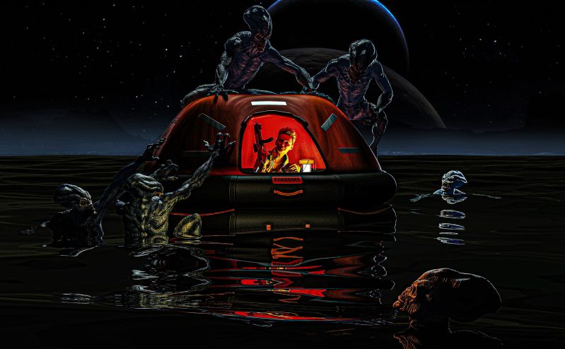 Rescue Me
... these are not the first responders your are looking for =(
Keywords: monster rifle raft woman rescue ocean alien