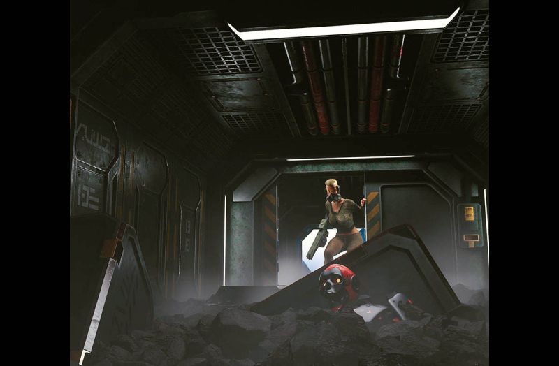 Stranger Danger
Trying to learn the nuances of DS VDB's =^O
Keywords: gun laser robot ruins woman fog