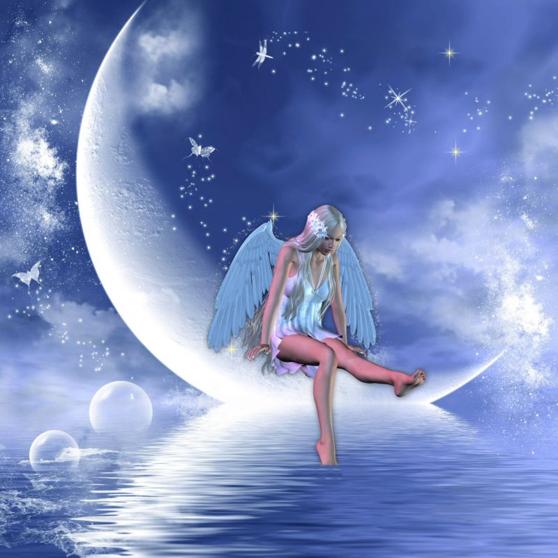 Moon Angel
As the moon meets the water, this little angel dips her toes in the water so cool and refreshing.
Keywords: moon angel