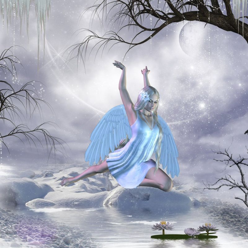 Angel Meditating
In the quiet and tranquility, the angel meditates.
Keywords: angel