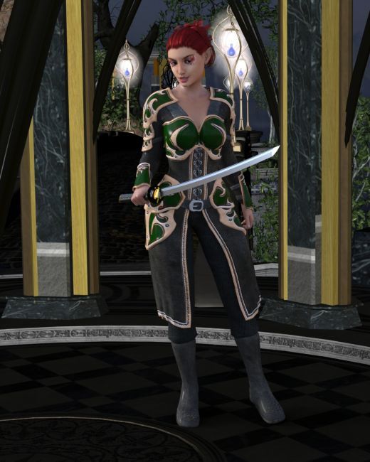 Protecting the Queen
Arwelle on guard duty outside the Fae Royal Hall.
Keywords: Elf, Maiden, Paladin