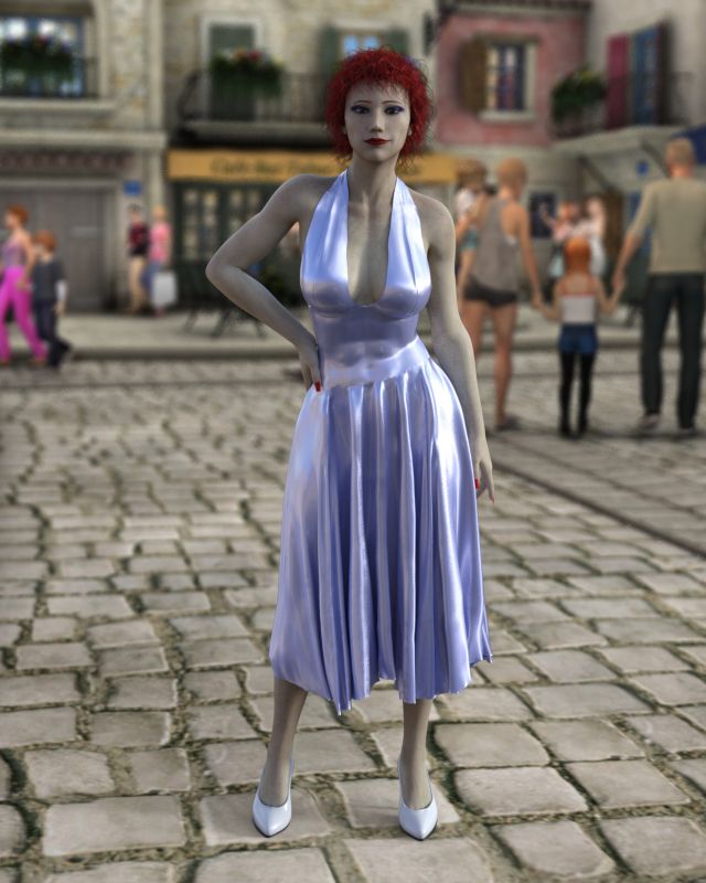 Hump Day Honey 110 - Amber
Sporting her new Breezy Dress from Prae.  She picked up a few of them in different colors and patterns.
