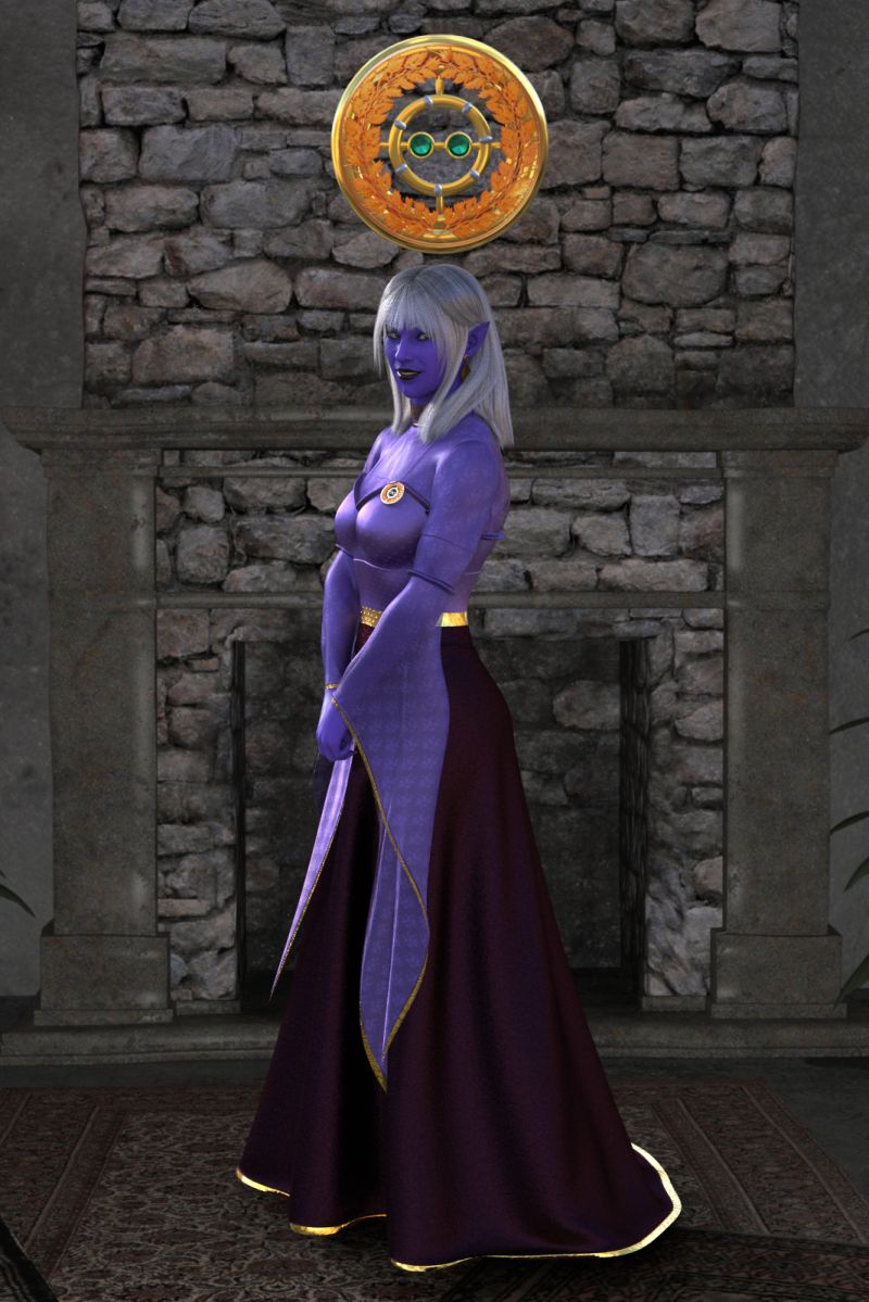 Ilvaria Vel`Dynn
Ilvaria's Portrait for the December Omnibus. 
Keywords: Fantasy