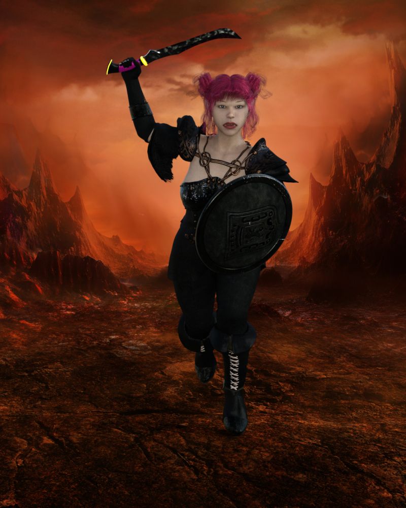Pynki
Pynki is a Gnome Shadow Knight.  Made using a new Character that I have in the works for the Market when it comes back up.
Keywords: Dark Magic