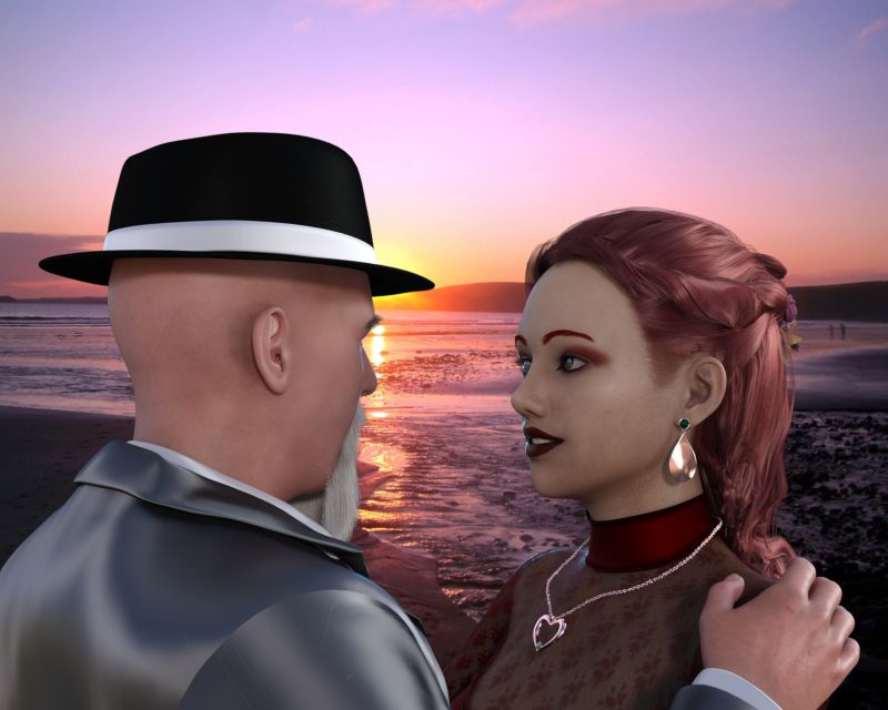 The Look In Her Eyes - FA winner 09/25/21
This is a remake of a picture from my early works during my first year playing with DAZ.
Keywords: Couple