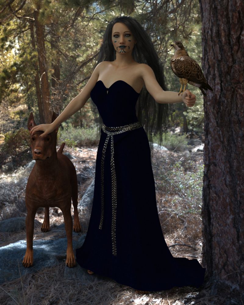 Witch of the Westmoreland ~ TOTW 4/13/24
~TOTW WInner Wk of 4/13/24~
She stood in a gown of velvet blue
Bound round with a silver chain
Keywords: TOTW 4/13/24 Fantasy