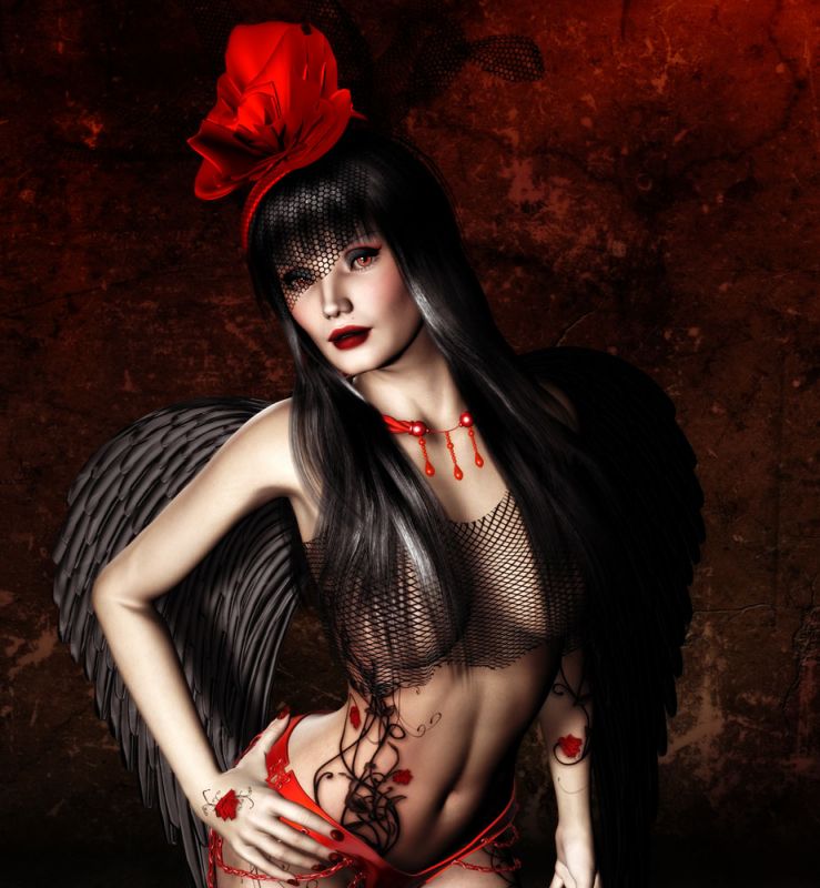 Angel or devil
Maddelirium's MDD Tabitha for V4.2
Keywords: Angel or devil