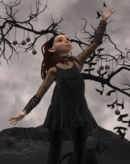 Nur Einer
For Squee who lost her battle with cancer last month.  Now there is only one.
SAOTW ~ 12/21/19
Keywords: gothic memorial SAOTW ~ 12/21/19