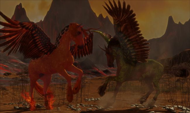 Shaping the Land
The elements of Earth and Fire getting creative
