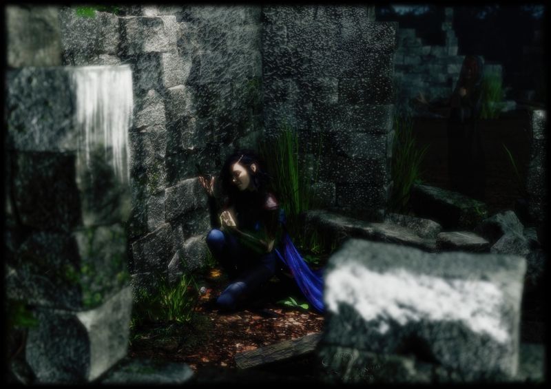 A Lost Piece
Render of my D&D character, Lilac Wildberry, a Wild Magic Sorcer/Hex Blade 
Worlock with a permanent insanity that manifests in a person only she can see 
and hear since ending up in the hands of a Drow Necromancer (long story) 
This has helped her find, (re-find), her hex blade after being separated from it 
years before when a magical block was placed in her mind to sever the connection 
resulting in amnesia of everything before she was around 7 years old.
It looks like something the Drow did has broken that block and now the blade is 
back along with fragments of memory.
Keywords: TOTW Winner 9/2/23