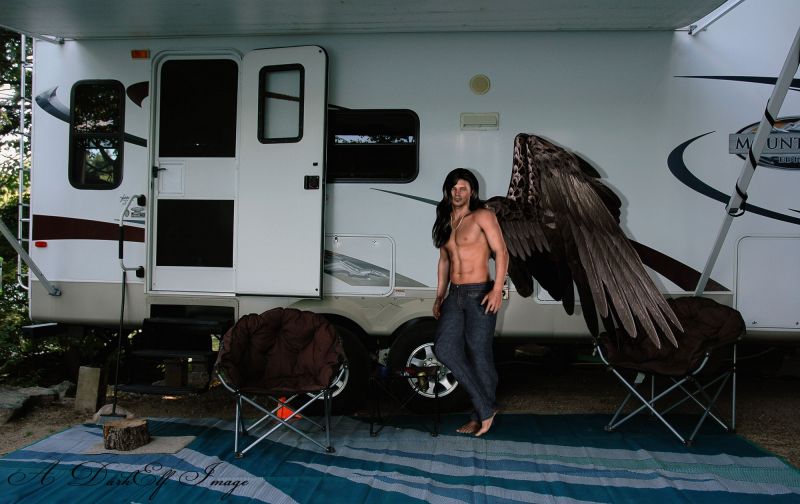 A Dark Angel for Dark Angel
HELLO BOYS! I'm BAAAAAAAAAAAAAAAAAAAAAAAAAACK!
Well friends, I've gotten to thinking a lot about our very own Dark Angel and about how much she does for all of us. So, while on vacation I decided to create a special image just for YOU Mary - for ALL you do for ALL of us here at FA!!!!
Well, actually ... I just took the photo. This awesome guardian angel had just dropped in to visit us quite unexpectedly just to check up on us to be sure we were doing OK, at DA's request. What a sweetie you are Mary, to ask one of your friends to come check on us! OXOXOXO!
Hope you like Hon!!!!!
