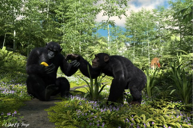 Fatal Distraction
These two chimps should be paying better attention to their surroundings.
Oh well. Mother Nature is cleaning up the gene pool.
-----------------------------------------------------------------
Haven't been around much. Been somewhat busy. Plus, my muse took a vacation I guess. Did this one months ago.
Figured I'd drop in and post it.

SAOTW ~ 07/13/19
Keywords: SAOTW ~ 07/13/19