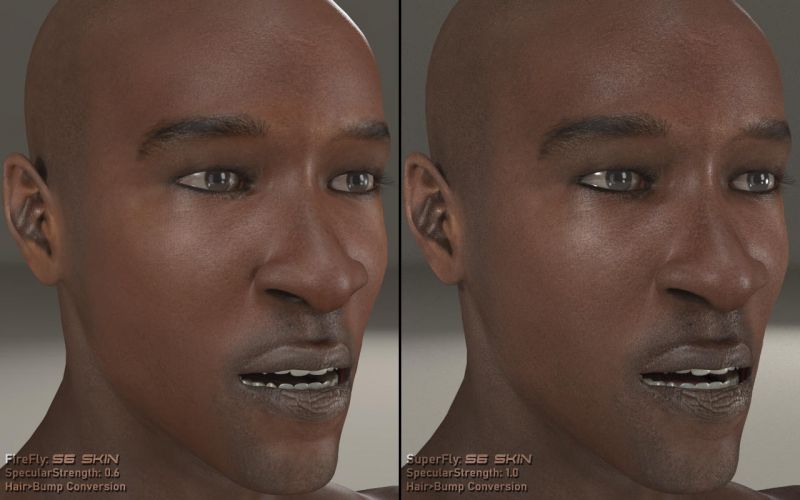 S6 Skin: Marcus2
A new set of renders while wrapping up the next beta of my S6 Skin shaders, this time with Marcus2 from Poser 9.
Keywords: africanamerican man firefly superfly shaders poserpro11
