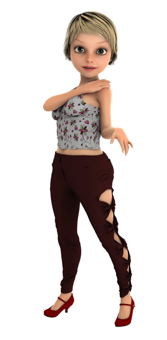 Why Hello There
This turned out so much better then the last one, the lights actually played nice lol.
The character is a mix of Dolly for G8 and bits and pieces of G8 morphs package.
The hair is Toulouse free with Daz.
The pants are the bow jeans Chris Cox helped me with, when tested I tried them on other models just in case and they fit G8 G3 & G2 Females.
The shoes he recently created and only for G8.
The shirt is by Amy Aemei and free.
