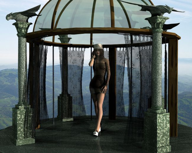 Foggy Evening
Have always loved this Pagoda, and weirdly works in Daz despite being about 15 years old and Poser dynamic curtains. Have it saved on 6 different disks in case the creator ever decides to take it down or the site goes down...lol
