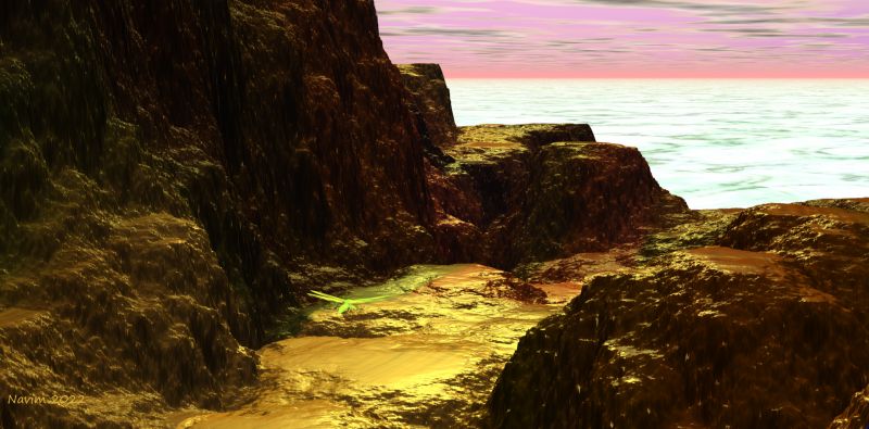 After The Storm - SAOTW winner 05/28/22
The rain has stopped and runoff is finding its way downward. A thirsty dragonfly is taking a drink. The textures that came with noggins dragonfly washed out so a material was applied to the mesh for visibility, I will work on the textures for future images but this one was kind of rushed.
