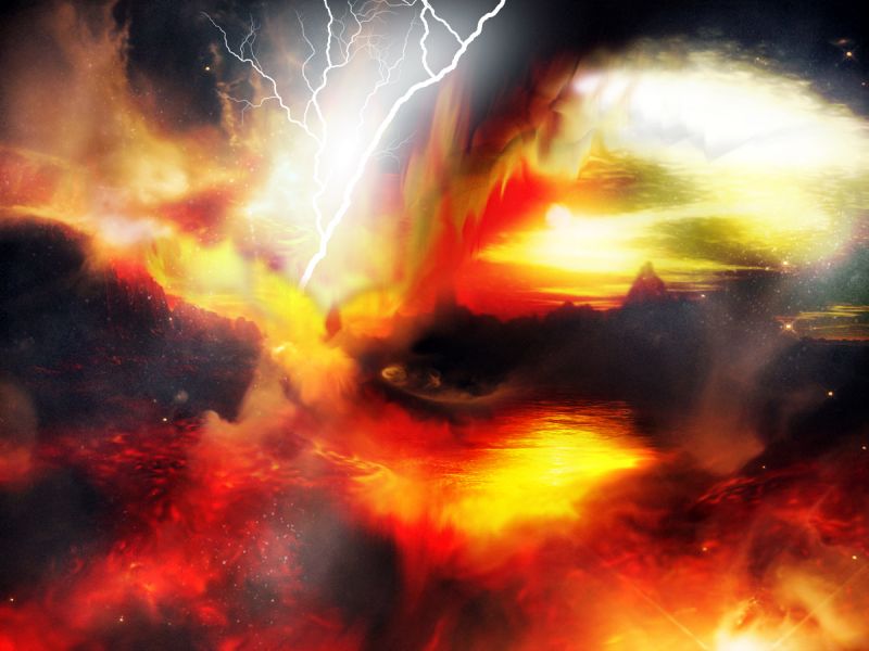 Bardarbunga
Really, just 2D art - inspired by watching a video earlier today of the eruption there.
I find it completely fascinating to watch this 'unfold'. It is probably the best documented volcanic progression ever.
Kind of reminds one of Mordor, doesn't it?

.:Thanks for looking:.
