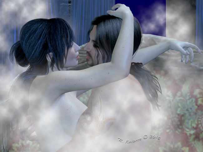 "Long Lost Lovers" 
A kiss. That moment when the electro-magnetism kicks in and it all comes together. 

Justin and Desi. 
