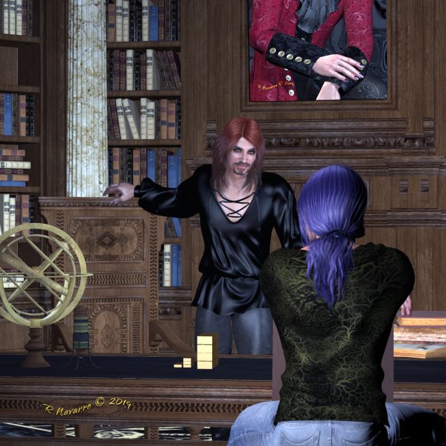 You're Sure About This?
"You're sure about this?" Richard asked his son. He spun his chair around to sit.

Djinn didn't hesitate. "Yes. Surer than I've ever been in all my time. We've talked rather extensively. She's definitely the one. We get along very, very well."

Richard made himself comfortable and continued. "Good. You look happy, son. That makes me happy. I must apologize for the whole thing with Thea'Dora. We really did think you'd be a good match, but you're really a better judge of that, aren't you...since it's your life."

Djinn laughed abruptly. "Something like that, dear father." He gestured idly toward the gold bars sitting on Richard's table. "So what are those worth, these days?"

"As you know, we elders opted for a cashless/coinless society. All is trade and barter. This, as far as I'm concerned is the way to keep your assets portable and more or less 'liquid'. Terran gold.... The large bars are worth about $100,000 apiece now. I think the smaller ones are maybe worth 15 or 20 thousand. You'll have to get them weighed and certified. Of course, the older and more scarce it becomes, the more valuable it is.  I'd have one of the large ones sliced up and certified, if I were you. Do you have a safe?"

"Glory does...and I know the combination. That's all worked out."

"Give Blaise about half of one of those big ones and he'll sell you everything you'll need for that house and have it installed. Is Silvio having the house built for her?"

"Yes, that's her grand-father's gift to her. Works for me!" Djinn smiled. 

"Oh yes, the books you asked for are right there. You say Glory wants to read them? Well! There you go. Planning on combining forces there?" 

"Maybe, but that's her decision based on her knowledge. She's a smart girl and kind of amazing." 

"Just slightly. Look at what she did for me!" Richard gestured proudly at his latest portrait, hanging behind him. 
