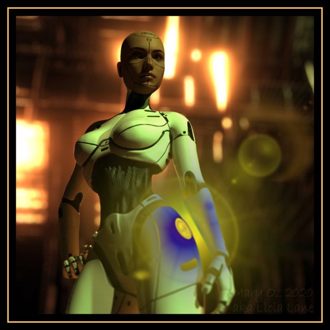 Aura
~TOTW Winner Wk of 12/18/21~

A just for fun piece of artwork!
Keywords: TOTW Winner 12/18/21 robot android female sci fi science fiction sci-fi