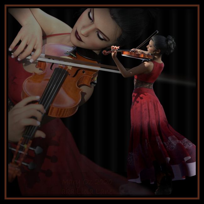Violin Player
~TOTW WINNER WK OF 1/30/21~
A just for fun piece of artwork
Keywords: TOTW Winner 1/30/21 violin woman female lady girl music musical instrument viola concert stage