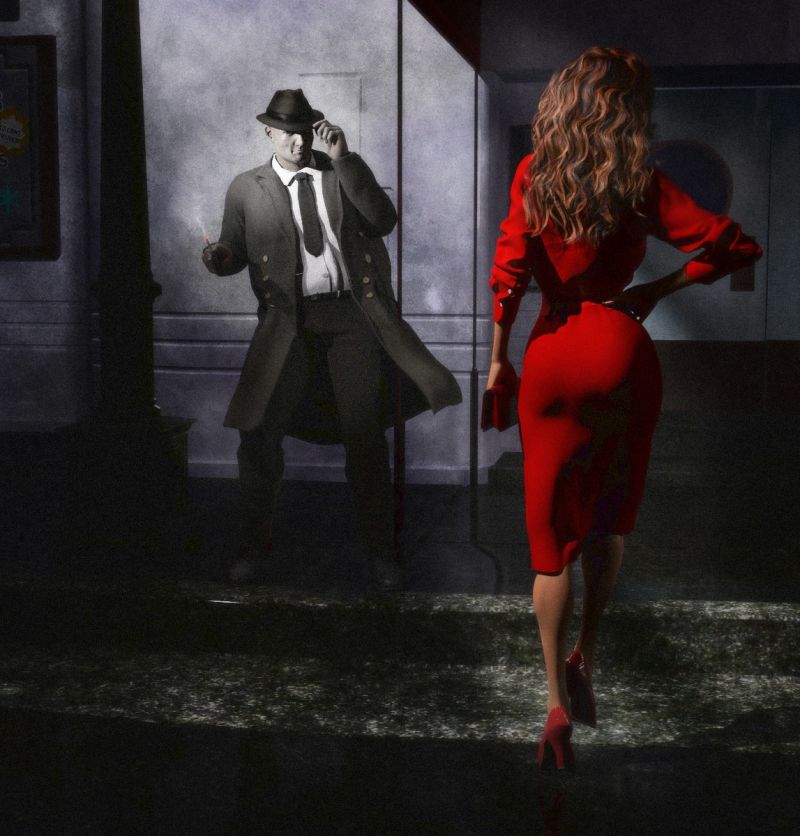 Ma'am
~SAOTW Wk of 5/20/23~

Inspired by film noir.

Thanks for visiting!
Keywords: SAOTW noir, night, femmefatale, detective