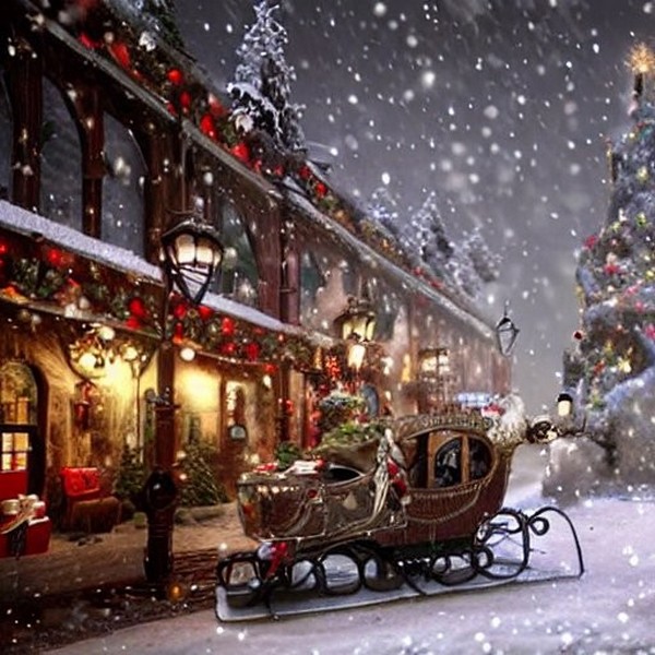 Steampunk Christmas
Made only with an AI.
I voted for that theme this month, but my Muse isn't yet around. So I made that one just for fun.
