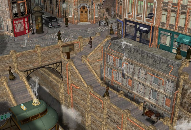 The Docks district
A day like any other is starting in that district of the town.

********
Car Mark, by petipet (Daz3d)
Airship Docks, by Aelin (FRM exclusively)
Skyship Avrora, by petipet (Daz3d)
The Streets of Steampunk, by Stonemason (Daz3d) [with my own textures]
