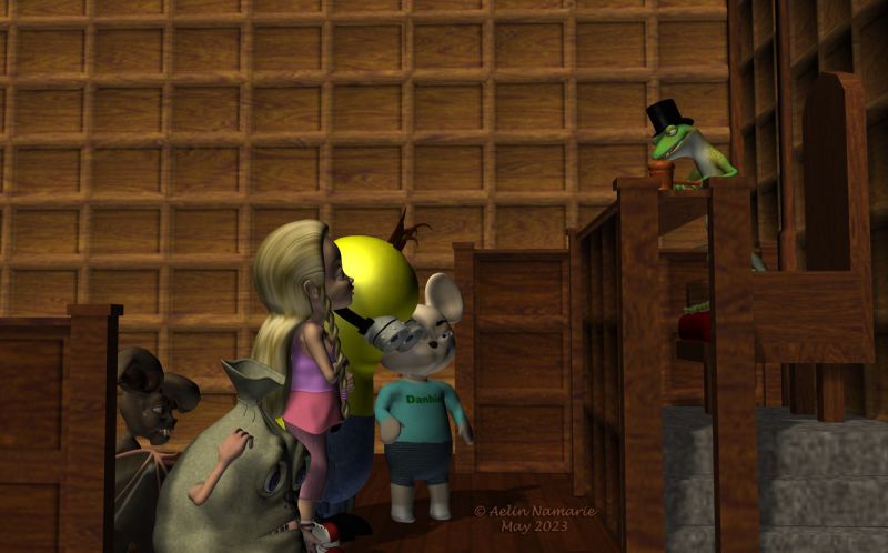 Charivari in town (37)
Goldie Locks of course was the guilty sponsor for all those crimes. Bat Racian was anyway the main executant in the process.
All are judged for their actions by the Mayor himself.

Previous part of the story: https://www.thefantasiesattic.net/attic/cpg/displayimage.php?pid=44387

********
The Mod Squad -- A Toonimal Bundle, by Sarsa (Daz3d)
ZombieEconomics, by Marcodd (Sharecg)
Kiki, by Lady LittleFox (Daz3d)
Minion, by MrSparkly
Danbie, by Zippo
Toonimal Gecko, on Daz3d
TOFF hat, by Prae (FRM)
Gumdrops Courtroom, by Trumarcar
