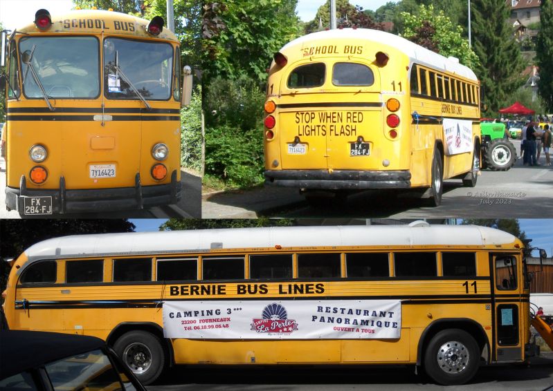 School bus
It was the first big surprise of that meeting of cars, at mid-July.
