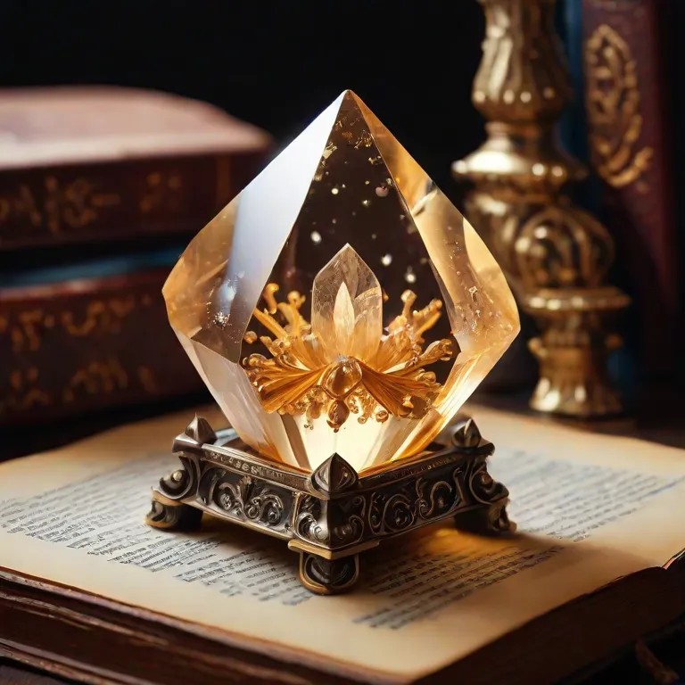 Stone artifact
I played with prompt to obtain a stone artifact with books. It was only after I tried with cats.
Giving the name of the stone you want to have can help for the coloration.
If I don't make mistake, that one was with "topaze".
